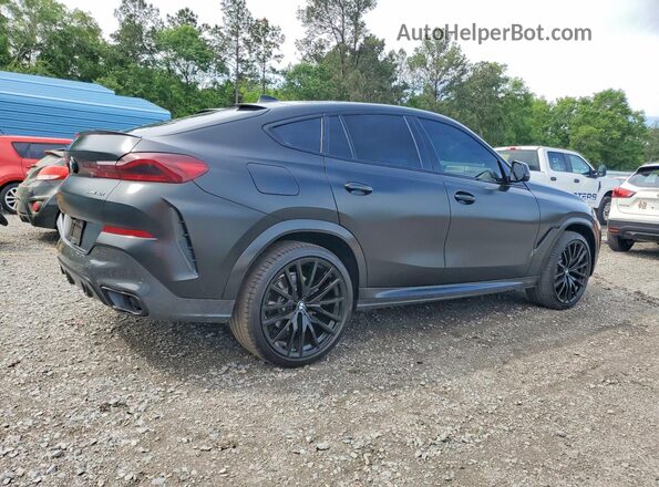 5UXCY4C02M9F23872 2021 BMW X6 Черный Задняя правая четверть