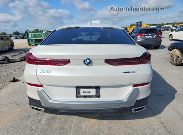 5UXCY6C01P9N74437 2023 BMW X6 White Widok z tyłu