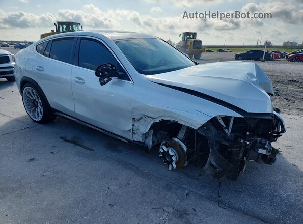 5UXCY6C01P9N74437 2023 BMW X6 White Przód prawy