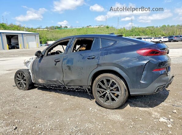 5UXCY6C02L9C74631 2020 BMW X6 Черный Задняя левая четверть