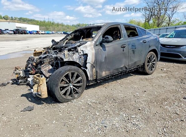 5UXCY6C02L9C74631 2020 BMW X6 Черный Передняя левая четверть