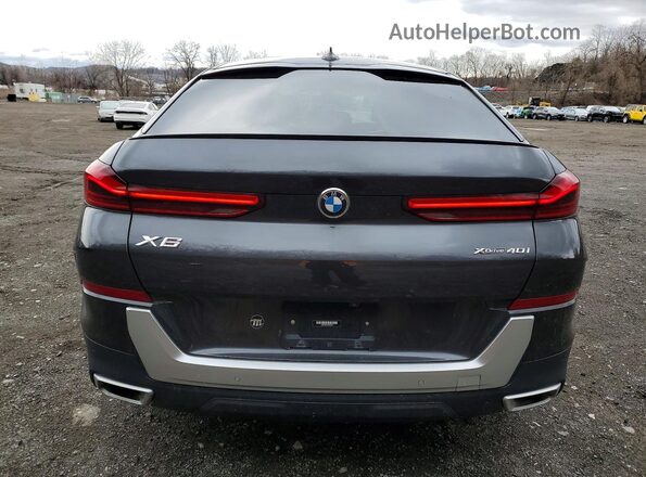 5UXCY6C02P9P88613 2023 BMW X6 Черный Вид сзади