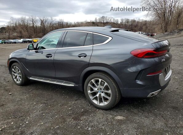 5UXCY6C02P9P88613 2023 BMW X6 Черный Задняя левая четверть