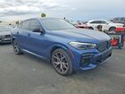 2022 Bmw X6 Xdrive40i Синий vin: 5UXCY6C03N9M72120