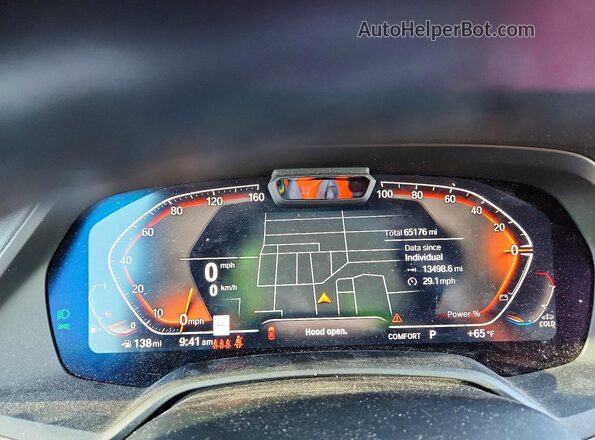 5UXCY6C06P9N71775 2023 BMW X6 Черный Вид щитка приборов