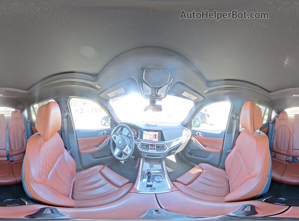 5UXCY6C06P9N71775 2023 BMW X6 Черный Панорамный вид салона 360°
