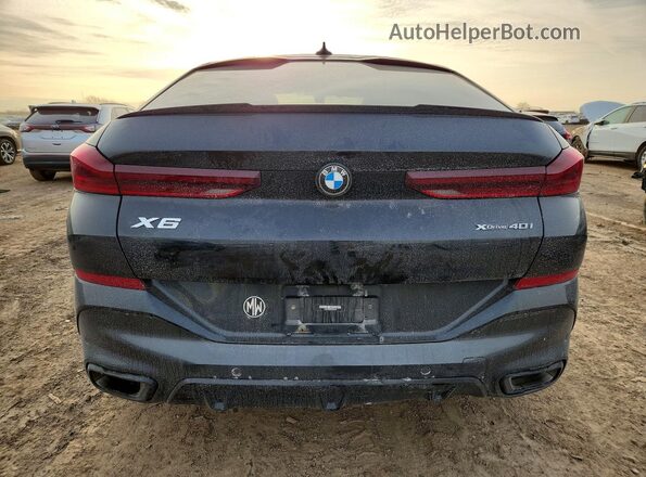 5UXCY6C07P9R84188 2023 BMW X6 Черный Вид сзади