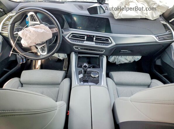 5UXCY6C07P9R84188 2023 BMW X6 Черный Вид панели приборов