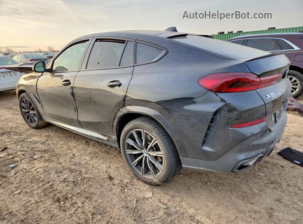 5UXCY6C07P9R84188 2023 BMW X6 Черный Задняя левая четверть