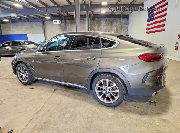 5UXCY6C08N9L97608 2022 BMW X6 Серый Задняя левая четверть