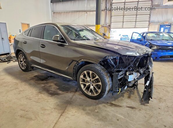 5UXCY6C08N9L97608 2022 BMW X6 Серый Передняя правая четверть