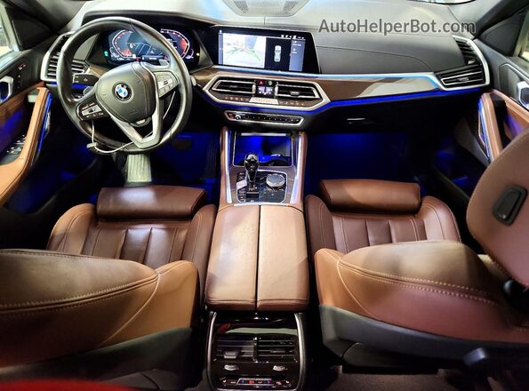 5UXCY6C08N9L97608 2022 BMW X6 Серый Вид панели приборов