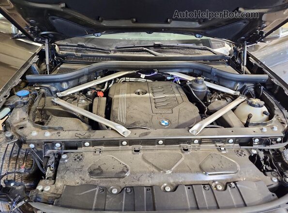 5UXCY6C08N9L97608 2022 BMW X6 Серый Вид подкапотного пространства