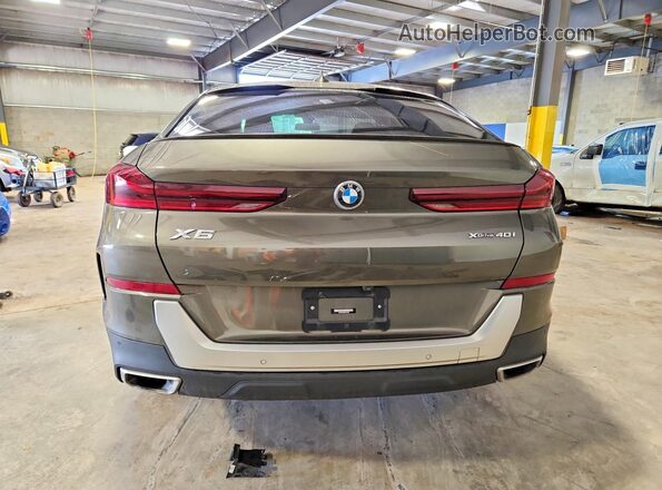 5UXCY6C08N9L97608 2022 BMW X6 Серый Вид сзади