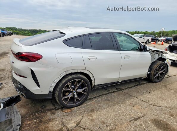 5UXCY6C08P9N44383 2023 BMW X6 Белый Задняя правая четверть