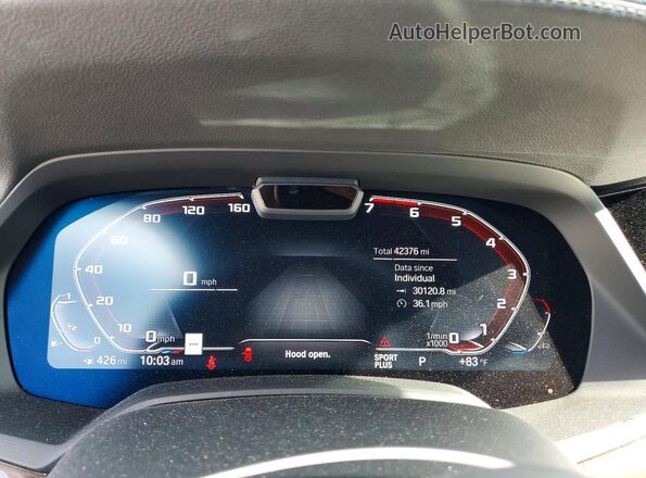 5UXCY8C00N9N41535 2022 BMW X6 Черный Вид щитка приборов