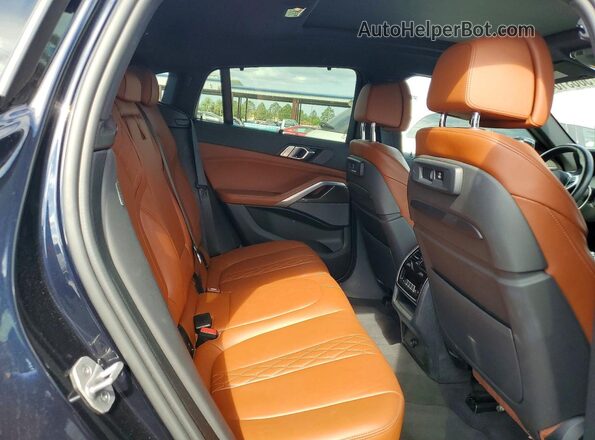 5UXCY8C00N9N41535 2022 BMW X6 Черный Вид задней части салона