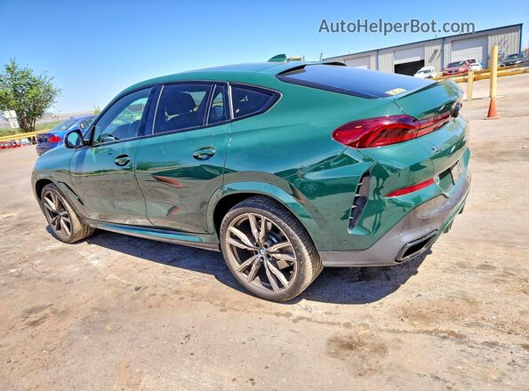 5UXCY8C01N9K59887 2022 BMW X6 Зеленый Задняя левая четверть