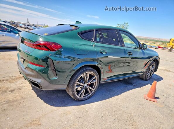 5UXCY8C01N9K59887 2022 BMW X6 Зеленый Задняя правая четверть