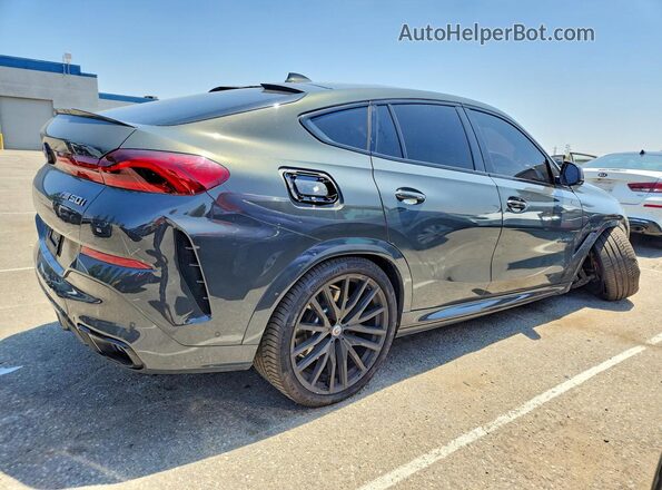5UXCY8C02P9P46583 2023 BMW X6 Серый Задняя правая четверть