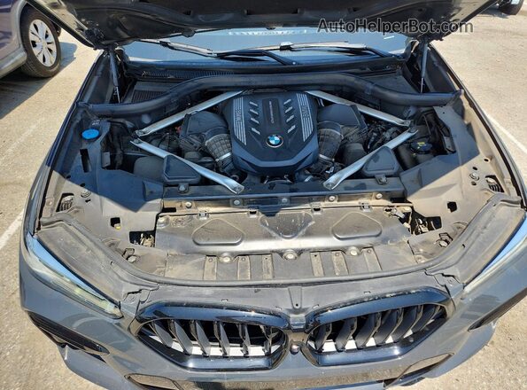 5UXCY8C02P9P46583 2023 BMW X6 Серый Вид задней части салона