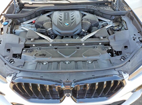 5UXCY8C05M9G89617 2021 BMW X6 Белый Вид подкапотного пространства