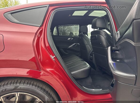 5UXCY8C09M9E51267 2021 BMW X6 Красный Вид спереди