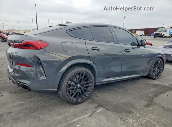 5UXCY8C0XM9H45390 2021 BMW X6 Серый Задняя правая четверть