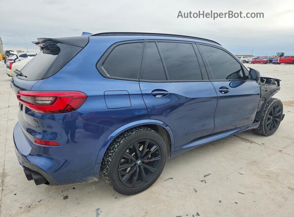 5UXJU2C51KLN65997 2019 BMW X5 Синий Задняя правая четверть