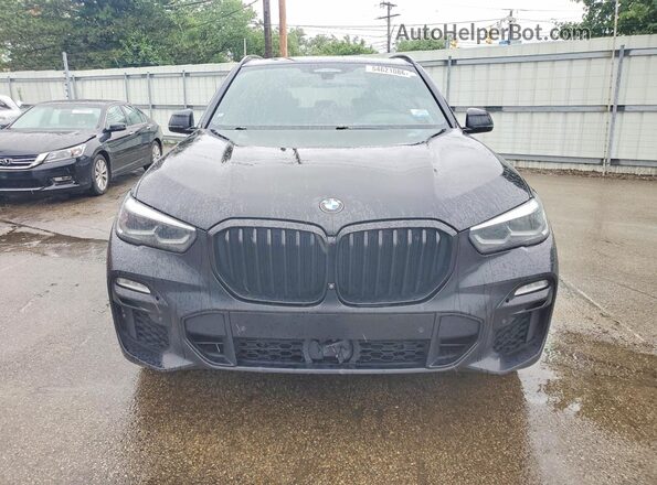 5UXJU4C01M9F71043 2021 BMW X5 Черный Вид спереди