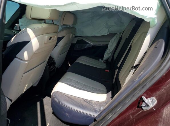 5UXJU4C05M9E59281 2021 BMW X5 Maroon Вид задніх сидінь