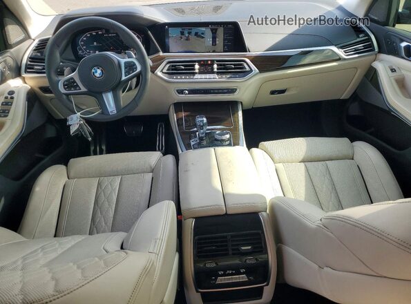 5UXJU4C09L9D33200 2020 BMW X5 Blue Vista del salpicadero