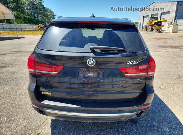 5UXKR0C36H0V75766 2017 BMW X5 Black Widok z tyłu
