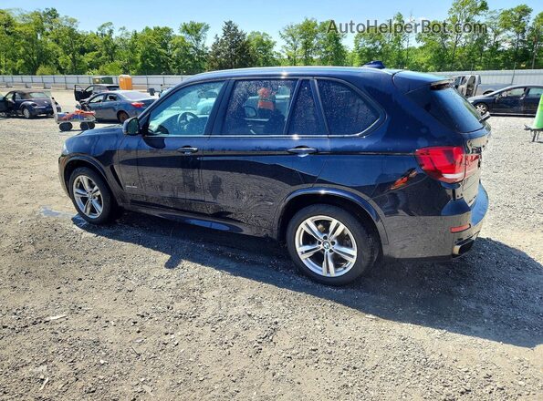 5UXKR0C3XH0V76290 2017 BMW X5 Синий Задняя левая четверть
