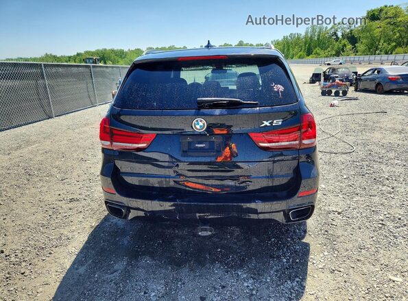 5UXKR0C3XH0V76290 2017 BMW X5 Синий Вид сзади