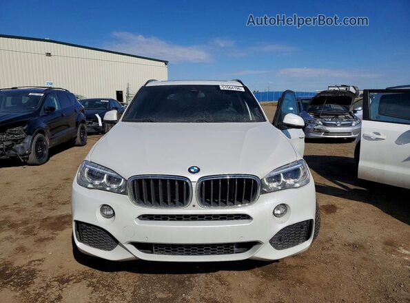 5UXKR0C54J0X96547 2018 BMW X5 White Vista frontal