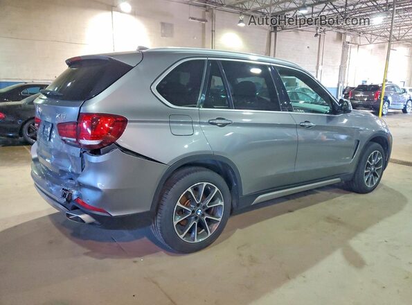 5UXKR0C5XJL074448 2018 BMW X5 Серебряный Задняя правая четверть