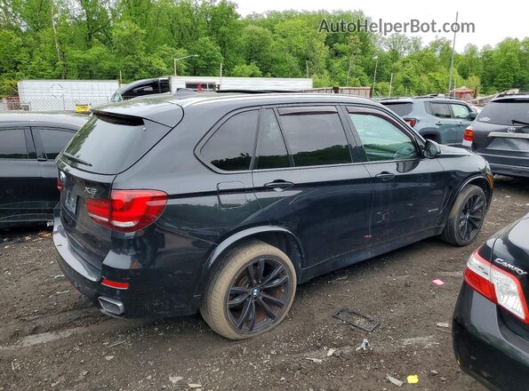 5UXKR2C38H0X03744 2017 BMW X5 Черный Задняя правая четверть