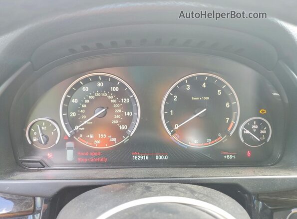 5UXKR2C38H0X03744 2017 BMW X5 Черный Вид щитка приборов