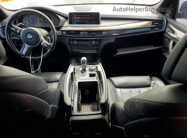 5UXKR6C55H0J83785 2017 BMW X5 Серебряный Вид панели приборов