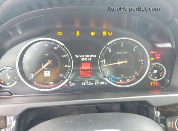 5UXKS4C52J0Y19643 2018 BMW X5 Синий Вид щитка приборов