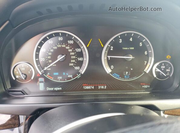 5UXKT0C30H0V96985 2017 BMW X5 White Widok zestawu wskaźników