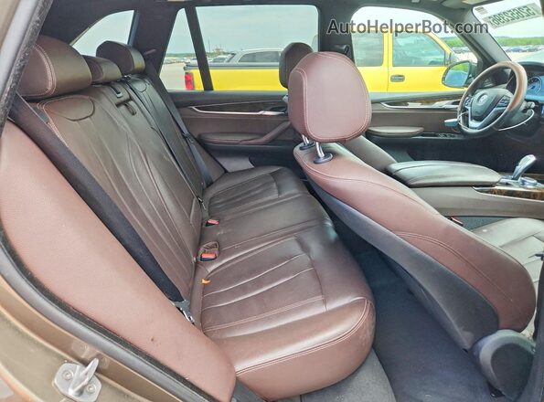 5UXKT0C50J0V99649 2018 BMW X5 Коричневый Вид задних сидений