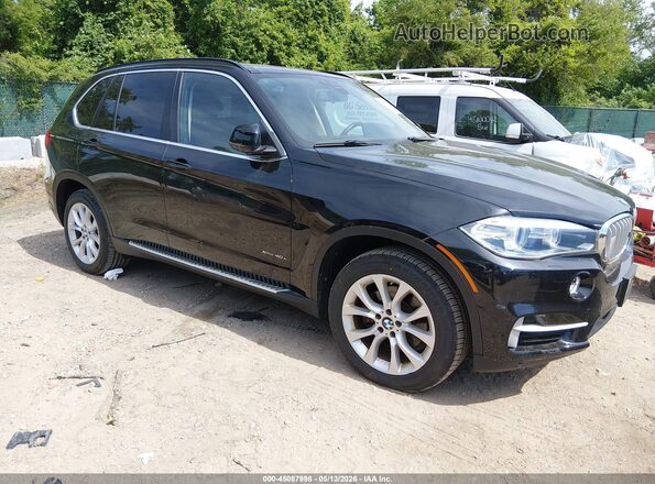 5UXKT0C51G0F75498 2016 BMW X5 Черный Передняя правая четверть