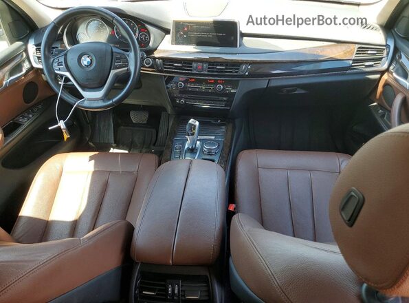 5UXKT0C52G0F75252 2016 BMW X5 Серый Вид панели приборов