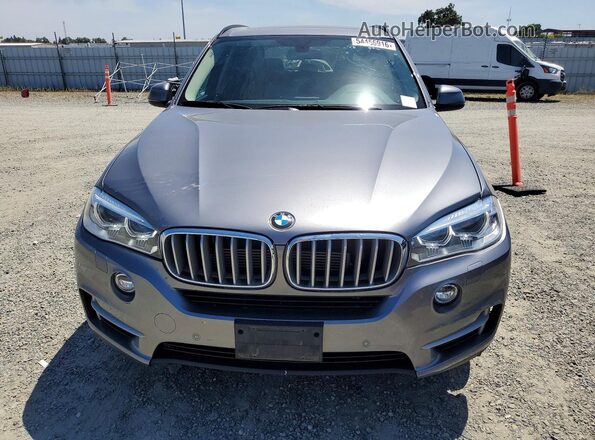 5UXKT0C52G0F75252 2016 BMW X5 Серый Вид спереди