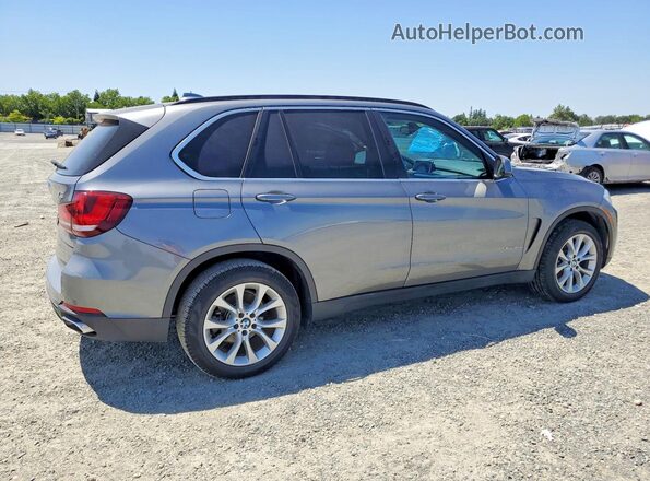 5UXKT0C52G0F75252 2016 BMW X5 Серый Задняя правая четверть