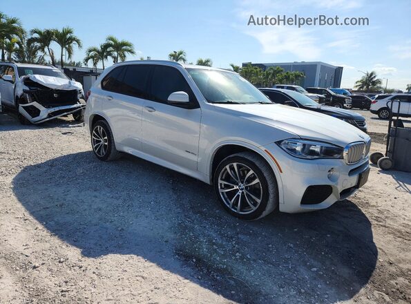 5UXKT0C54G0S77959 2016 BMW X5 Белый Передняя правая четверть