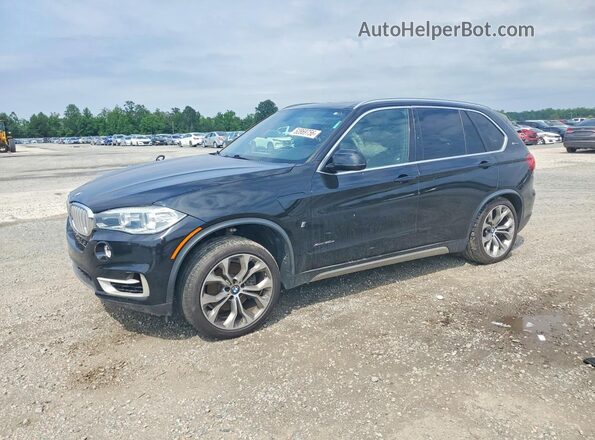 5UXKT0C56J0W04109 2018 BMW X5 Черный Передняя левая четверть