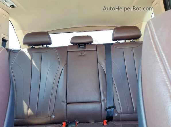 5UXKT0C5XG0S76573 2016 BMW X5 Черный Вид задних сидений